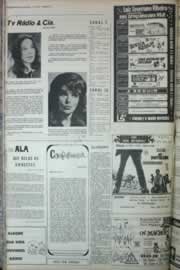 Página do jornal Correio do Ceará de novembro de 1972