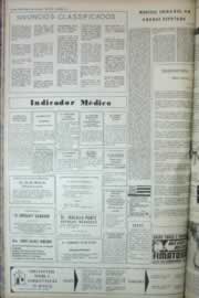 Página do jornal Correio do Ceará de novembro de 1972