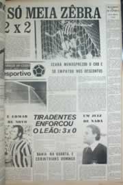 Página do jornal Correio do Ceará de novembro de 1972