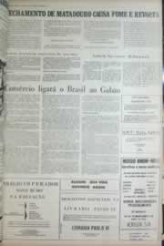 Página do jornal Correio do Ceará de novembro de 1972