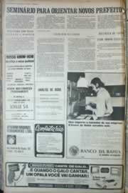 Página do jornal Correio do Ceará de novembro de 1972