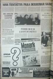 Página do jornal Correio do Ceará de novembro de 1972