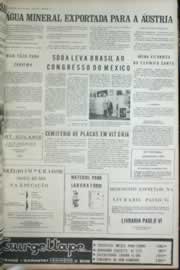 Página do jornal Correio do Ceará de novembro de 1972