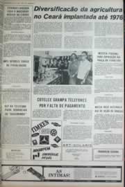 Página do jornal Correio do Ceará de novembro de 1972