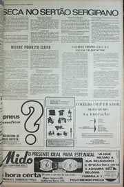 Página do jornal Correio do Ceará de dezembro de 1972