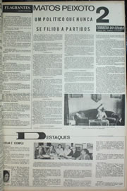 Página do jornal Correio do Ceará de dezembro de 1972