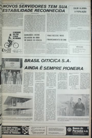 Página do jornal Correio do Ceará de dezembro de 1972