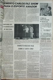 Página do jornal Correio do Ceará de dezembro de 1972