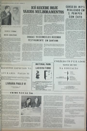 Página do jornal Correio do Ceará de dezembro de 1972
