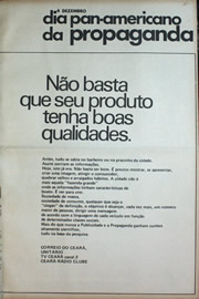Página do jornal Correio do Ceará de dezembro de 1972