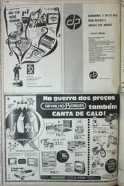 Página do jornal Correio do Ceará de dezembro de 1972