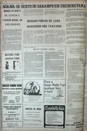 Página do jornal Correio do Ceará de dezembro de 1972