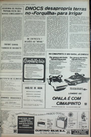 Página do jornal Correio do Ceará de dezembro de 1972