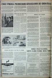 Página do jornal Correio do Ceará de dezembro de 1972