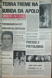 Página do jornal Correio do Ceará de dezembro de 1972