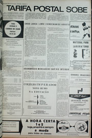 Página do jornal Correio do Ceará de dezembro de 1972