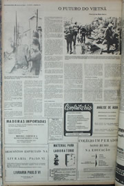 Página do jornal Correio do Ceará de dezembro de 1972