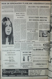 Página do jornal Correio do Ceará de dezembro de 1972