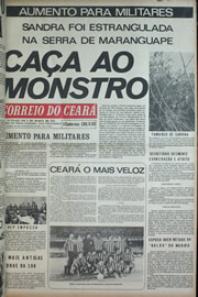 Página do jornal Correio do Ceará de dezembro de 1972
