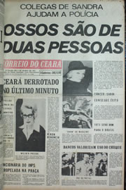 Página do jornal Correio do Ceará de dezembro de 1972