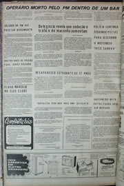 Página do jornal Correio do Ceará de dezembro de 1972