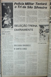 Página do jornal Correio do Ceará de dezembro de 1972