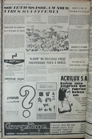 Página do jornal Correio do Ceará de dezembro de 1972