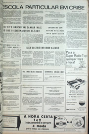 Página do jornal Correio do Ceará de dezembro de 1972