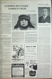 Página do jornal Correio do Ceará de dezembro de 1972