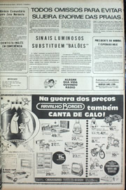 Página do jornal Correio do Ceará de dezembro de 1972