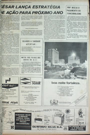 Página do jornal Correio do Ceará de dezembro de 1972