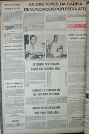 Página do jornal Correio do Ceará de dezembro de 1972