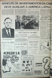 Página do jornal Correio do Ceará de dezembro de 1972