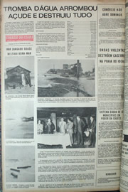Página do jornal Correio do Ceará de dezembro de 1972