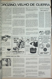 Página do jornal Correio do Ceará de dezembro de 1972