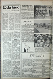 Página do jornal Correio do Ceará de dezembro de 1972