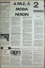 Página do jornal Correio do Ceará de dezembro de 1972
