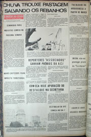 Página do jornal Correio do Ceará de dezembro de 1972