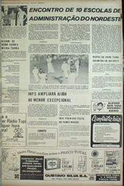 Página do jornal Correio do Ceará de dezembro de 1972