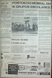 Página do jornal Correio do Ceará de dezembro de 1972