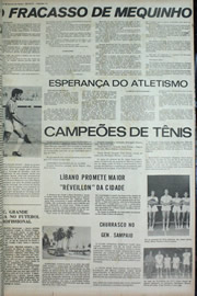 Página do jornal Correio do Ceará de dezembro de 1972
