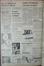 Página do jornal Correio do Ceará de dezembro de 1972