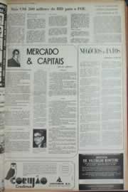 Página do jornal Correio do Ceará de janeiro de 1973