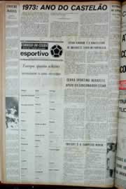 Página do jornal Correio do Ceará de janeiro de 1973