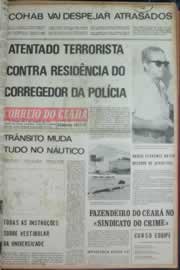 Página do jornal Correio do Ceará de janeiro de 1973