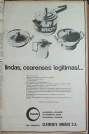 Página do jornal Correio do Ceará de janeiro de 1973