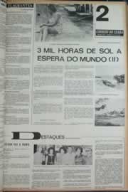 Página do jornal Correio do Ceará de janeiro de 1973