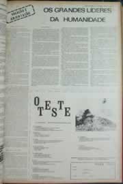 Página do jornal Correio do Ceará de janeiro de 1973