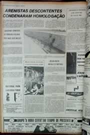 Página do jornal Correio do Ceará de janeiro de 1973