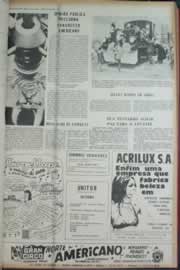 Página do jornal Correio do Ceará de janeiro de 1973